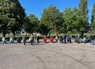 BELLE MATINEE EN VESPA SUR LES ROUTES DU SAINTOIS 